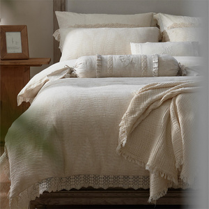 Đa Chức Năng Bán Buôn <span class=keywords><strong>Comforter</strong></span> Bộ Tinh Khiết 100% Pháp Sang Trọng Làm Mát Duvet Bìa Mềm Thiết Lập Lanh Bộ Đồ Giường Mỹ - Product Image 1