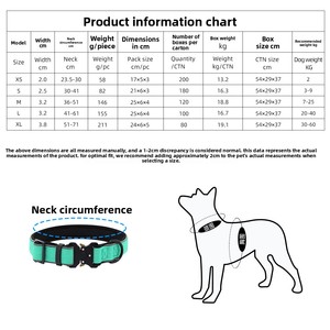 ปลอกคอสะท้อนแสงแบบใหม่ รุ่น 03 วัสดุสำหรับดำน้ำ สำหรับสุนัขขนาดกลาง/ใหญ่ (คีชอนด์ โกลเด้นรีทรีฟเวอร์ ลาบราดอร์) - Product Image 3