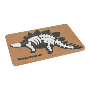 Rompecabezas de Fósiles de Dinosaurios: Mosasaurio, Pterodáctilo, Estegosaurio y T-Rex, Juguete Educativo Montessori, Rompecabezas de Esqueleto de Dinosaurio para Niños - Product Image 2