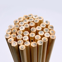 Crayon hexagonal en bois de pin personnalisable SEAPEN avec mine noire et gravure laser pour le bureau et l'école
