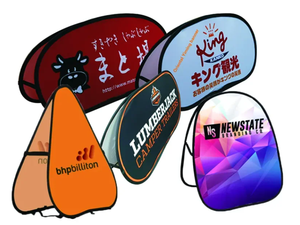 Ty hình bầu dục thể thao ngoài trời quảng cáo Pop out Banner Đăng 1x2m bật lên một khung biểu ngữ - Product Image 2