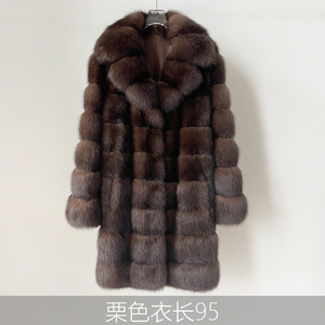 Cappotto Invernale di Lusso <span class=keywords><strong>in</strong></span> Pregiata Pelliccia Sintetica di Zibellino, Finto Zibellino Viola, <span class=keywords><strong>Trench</strong></span> Invernale Ispessito Caldo alla Moda, Cappotto Sexy <span class=keywords><strong>in</strong></span> Pelliccia Sintetica - Product Image 5