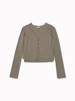HOO Nouvelle Collection Automne – Ensemble Gilet et Cardigan Décontracté Haut de Gamme pour Femme, Style Français, Col V Côtelé Très Élastique, Coupe Ample TZB836