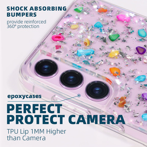 Nuovo <span class=keywords><strong>trend</strong></span> per Samsung per <span class=keywords><strong>Galaxy</strong></span> S24 custodie per telefono di lusso strass trasparente TPU y PC per Sumsung s23 <span class=keywords><strong>Plus</strong></span> s22plus custodia - Product Image 3