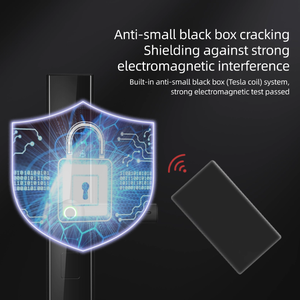 <strong>Smart</strong> <strong>Lock</strong> for Hotel Double Sliding Glass Door Access Control Magnetic <strong>Lock</strong> <strong>Fingerprint</strong> App Controlled Card <strong>Reader</strong> Keys - Product Image 5