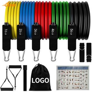 GEDENG LOGO personalizzato Fitness <span class=keywords><strong>lungo</strong></span> braccio corda 11 pz fascia di resistenza in lattice esercizio fitness - Product Image 2