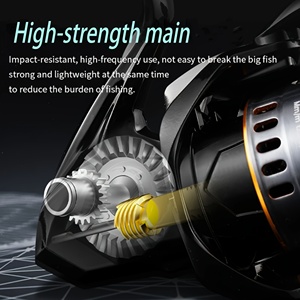 Moulinets de pêche à la ligne en eau salée pour carpes en haute mer KEKAXI HE1000-7000 avec poignée en métal/EVA pour lancer longue distance - Product Image 4