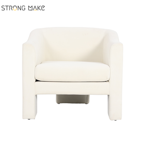 Canapé individuel moderne, <span class=keywords><strong>fauteuil</strong></span> confortable rembourré, salon, meubles de maison, fauteuils d'appoint blancs de <span class=keywords><strong>luxe</strong></span>, lot de <span class=keywords><strong>2</strong></span> - Product Image 2