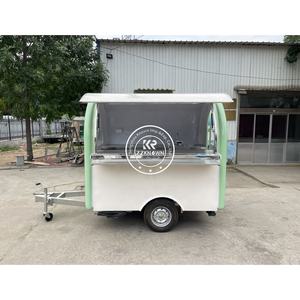 Chariot de nourriture mobile de rue à prix avantageux, mini chariot de hot-dogs, de glaces et de restauration rapide avec roues, petit <span class=keywords><strong>camion</strong></span> de nourriture à vendre aux États-Unis - Product Image 2