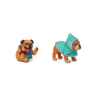 Adornos de Resina de Animales de Dibujos Animados, Bulldog Inglés - Rain & Toy para Decoración de Coche y Escritorio - Product Image 6