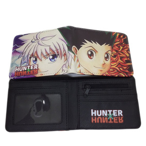 Vente en gros de 500 types de portefeuilles courts en PU avec fermeture éclair pour les fans de dessins animés <span class=keywords><strong>HXH</strong></span> H X H en cadeau, taille 11,5 * 9 cm - Product Image 6