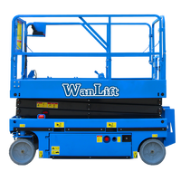 Wanlift Genie Design Elektrische Hydraulische Scherenhebebühne Mini Mobile Hebebühne Stahl 4-Personen-Kapazität für Bauarbeiten