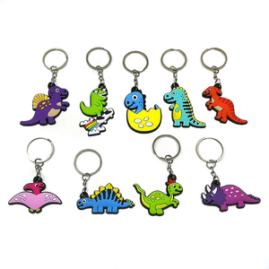 Bán buôn tùy chỉnh 3D khủng long dễ thương Keychain PVC Móc Chìa Khóa Keyring quyến rũ Elephant móc khóa cho trẻ em - Product Image 2