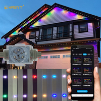 HRSYT 48V 0.72W 30MM Rgbw Pixel Led Light, lumière de Noël permanente, lumière LED RGB extérieure, lumière ponctuelle LED