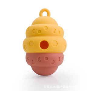 Hot Selling Eco-Friendly Multifunctional Silicone <b>Dog</b> <b>Ball</b> Bite Resistant Durable Pet Food Dispensing Toy Cartoon Style Indoor - Product Image 6