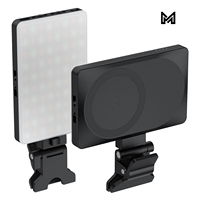 MAMEN CL-V22A - Luz LED Magnética Recargable para Selfies, Portátil, para Vlogs, Maquillaje, Transmisiones en Vivo y Grabación de Video