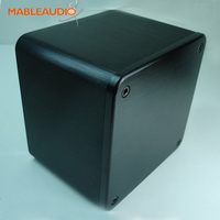 Mable Audio MATC0018 110x110x90 Cache de transformateur en aluminium noir pour amplificateur audio