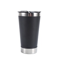 Portable 20oz grande capacité tasse à café en acier inoxydable 304 gobelet à bière avec outils pour cadeaux d'affaires