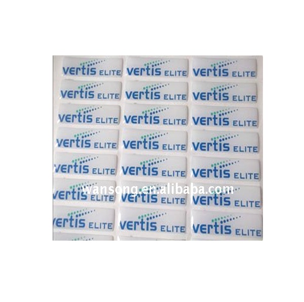 Красивая прозрачная эпоксидная наклейка на заказ, наклейка из эпоксидной смолы с пользовательским логотипом