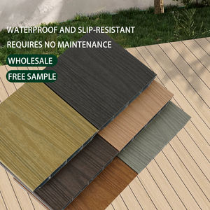Suelo de Patio Exterior Laminado WPC Resistente A LA Corrosión, Superficie Impermeable de Grano de Madera para Villa, Jardines, Terrazas - Product Image 4