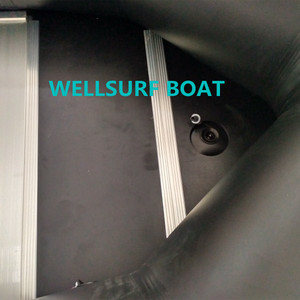 Bote Inflable SA380cm con Piso de Aluminio y Trasero Reforzado para 4-6 Personas, Resistente al Agua Salada, para Pesca, con Motor de 20HP, Homologado por la USCG - Product Image 4