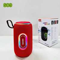 S-09 double extérieur sans fil Portable pour haut-parleurs Bluetooth Subwoofer Audio RVB pour ordinateur de bureau à domicile