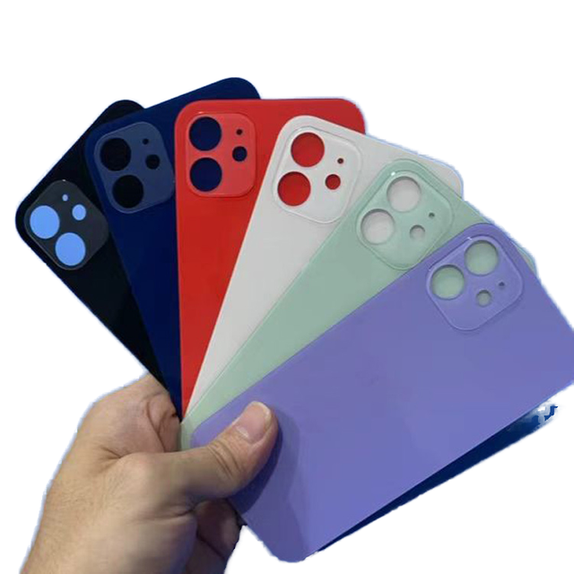 High Replacement Back Cover Glass for iPhone 12 Pro Max Colorful Mobile Phone Housings 12/12 Pro Series Cell Phone Back Glass