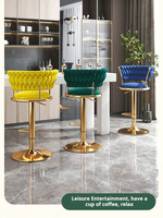 Chaise haute de bar rotatif pour café à la maison Chaise de bar Grande chaise haute