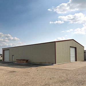 โครงสร้างเหล็กชุบสังกะสีสำเร็จรูปน้ำหนักเบาชุดสร้างโลหะที่มีความแข็งแรงสูงสำหรับโรงเก็บของในฟาร์มและการก่อสร้างโรงรถ - Product Image 4