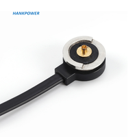 Connecteur de chargement avec câble magnétique usb, 2 broches pogo