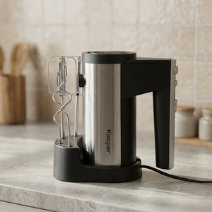 Impastatrice Elettrica Antonino 300W, 5 Velocità, Corpo in Acciaio Inox, Design Planetario con Testa Inclinabile, Mixer per Alimenti per Uso Domestico GS - Product Image 3