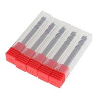 Fraise à queue haute performance 3 mm HSS 4F avec revêtement noir pour le travail des métaux