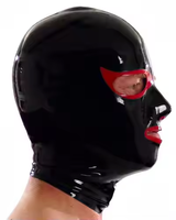 Masque en latex gonflable 2026, cagoule en latex, masque en caoutchouc latex