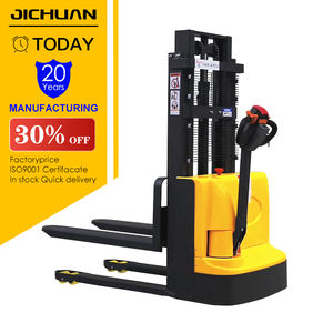 Utilisation pratique, rentable, manipulation plus rapide, efficacité, transpalette électrique de type walkie, pneus pleins électriques - Product Image 1