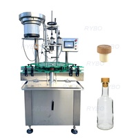 Machine automatique de bouchage et de scellement de bouteilles de champagne et de vin, presse-bouchon en forme de T pour bouteilles en verre
