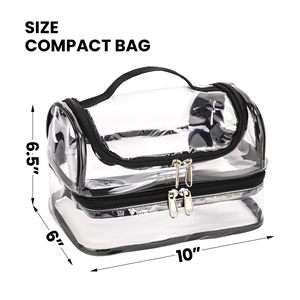 Nueva Mochila Transparente de Color Macaron con Bolsa Bento Transparente, <span class=keywords><strong>Kit</strong></span> de Viaje para Chicas a la Moda, Regalo al por Mayor - Product Image 4