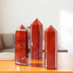 Torre de Jaspe Rojo Pulido de Cristal Natural al por Mayor para Sanación y Decoración del Hogar - Product Image 3