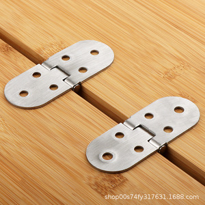 Bisagras plegables industriales de acero inoxidable JINNATE tipo abatible de 3 orificios para accesorios de hardware mecánico de escritorio - Product Image 3