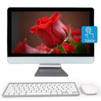 Ordenador de escritorio clásico todo en uno, accesorios y piezas de PC táctil capacitivo, estilo A, 22"
