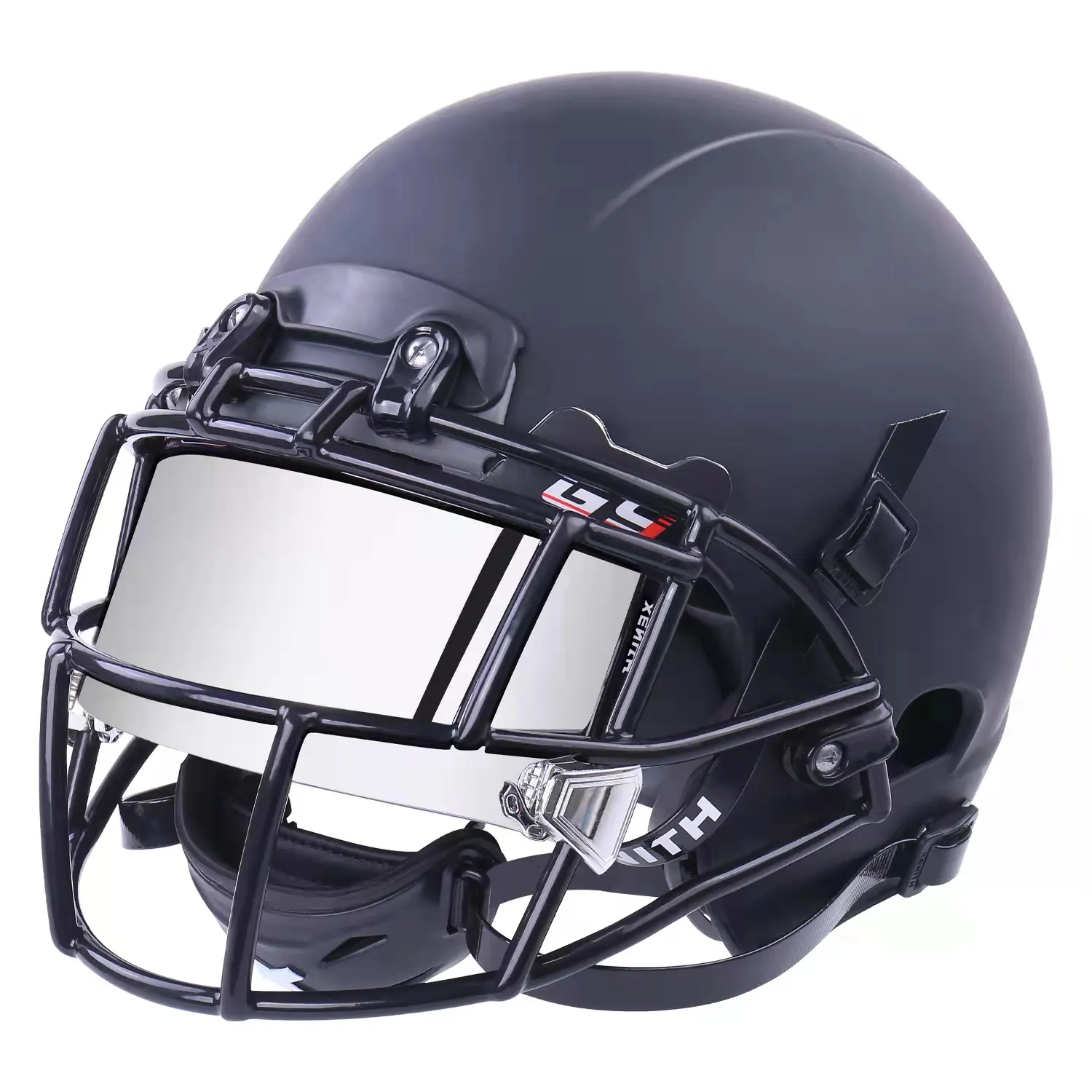 Großhandel Leichtes neues Design Hochwertiges Revo Beidseitig kratz festes American Football Gesichts maske Visier für Helm