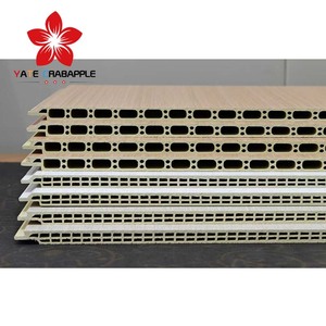 Thiết kế hiện đại tích hợp tấm tường trong nhà hạt gỗ WPC tấm Tường với sợi tre PVC chống thấm nước và chống cháy - Product Image 2