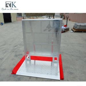 Barrière pliante portative en aluminium de transporteur anti-montée de barrière de chargement forte - Product Image 6