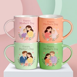 <span class=keywords><strong>Mug</strong></span> en céramique <span class=keywords><strong>personnalisé</strong></span> à grande capacité, cadeau <span class=keywords><strong>personnalisé</strong></span> pour maman, vaisselle en porcelaine - Product Image 1
