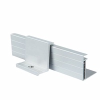 Support de fixation latéral personnalisé YUJI en alliage d'aluminium anodisé 6063-T5 pour panneau solaire, 35x40x3mm, pour diverses applications