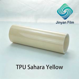 Film de protection auto-cicatrisant en TPU haute élasticité pour changement de couleur de voiture, anti-rayures, anti-jaunissement, TPU <span class=keywords><strong>Sahara</strong></span> Yellow - Product Image 1