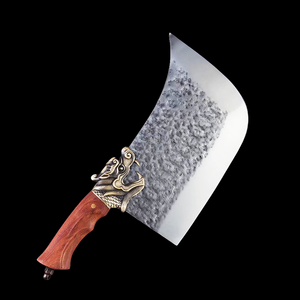 Cinese Longquan patrimonio culturale immateriale artigianale forgiatura osso coltello da taglio coltello speciale da macellaio - Product Image 2