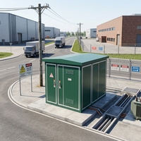 Sous-station Modulaire Compacte Triphasée 11kV à Double Enroulement, Système de Distribution Électrique Haute Efficacité, Fabricant OEM
