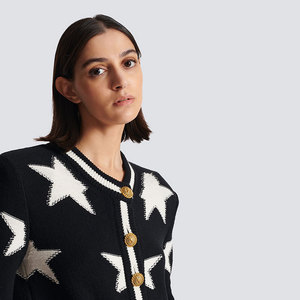 <span class=keywords><strong>Blusa</strong></span> <span class=keywords><strong>de</strong></span> Punto <span class=keywords><strong>con</strong></span> Bloques <span class=keywords><strong>de</strong></span> Color y <span class=keywords><strong>Hombreras</strong></span>, Elegante y Versátil, para Mujer, Primavera 2026 - Product Image 4