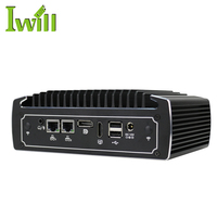 Mini PC Sin Ventilador de Alta Calidad, 10.ª Generación I3 Barebone con Soporte para 2*COM RS232/485, Mini PC 1*DDR4 32GB