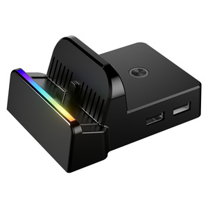 Station de charge portable pour <span class=keywords><strong>Nintendo</strong></span> Switch2 Station d'accueil pour Console NS HD <span class=keywords><strong>TV</strong></span> convertir Station support avec lumière RVB - Product Image 2